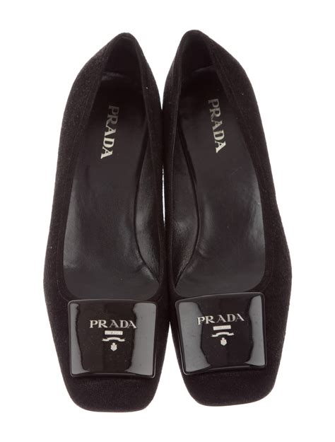 prada logo flats|Prada Flats for Women .